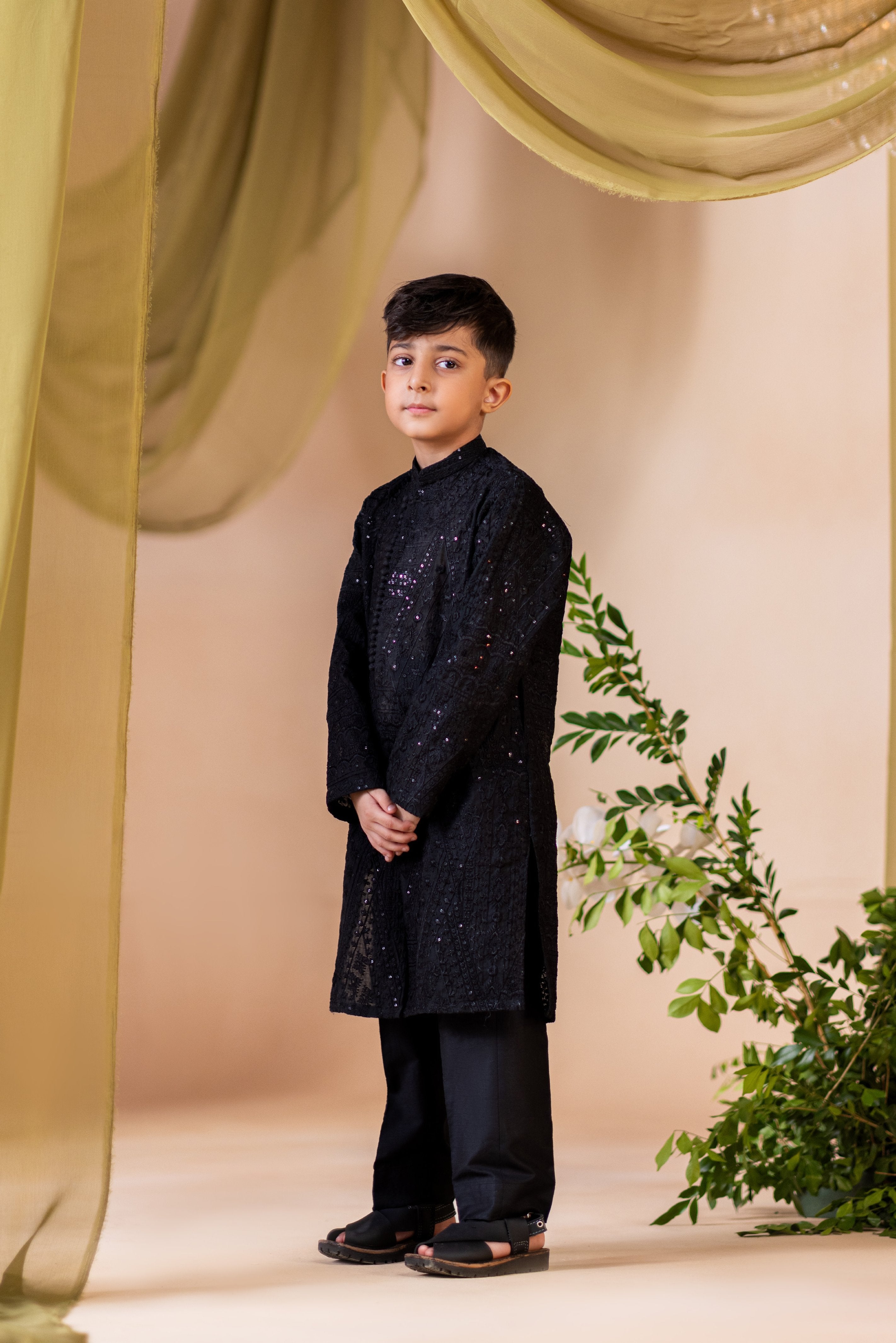 Wali Boys Front Open Kurta