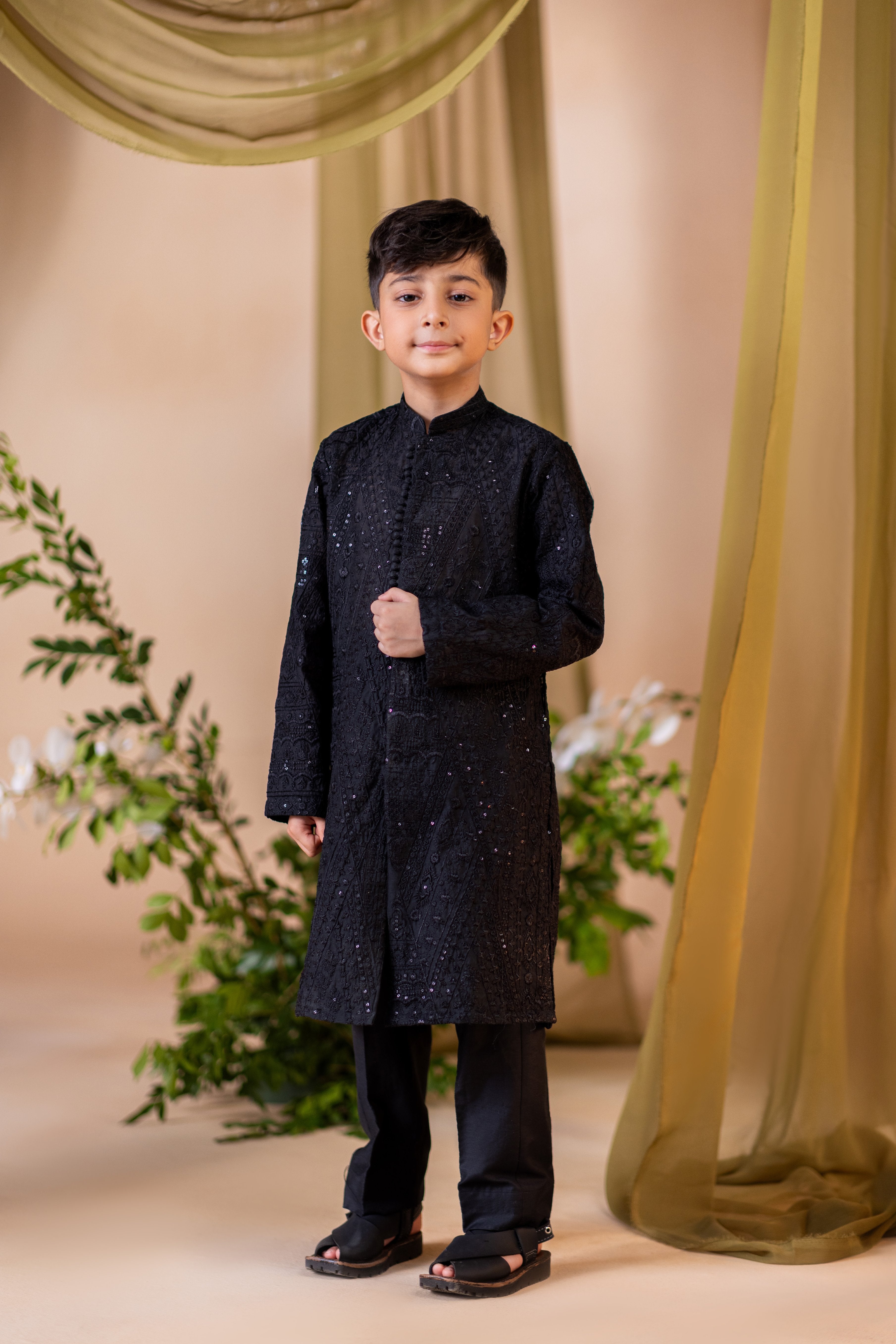 Wali Boys Front Open Kurta
