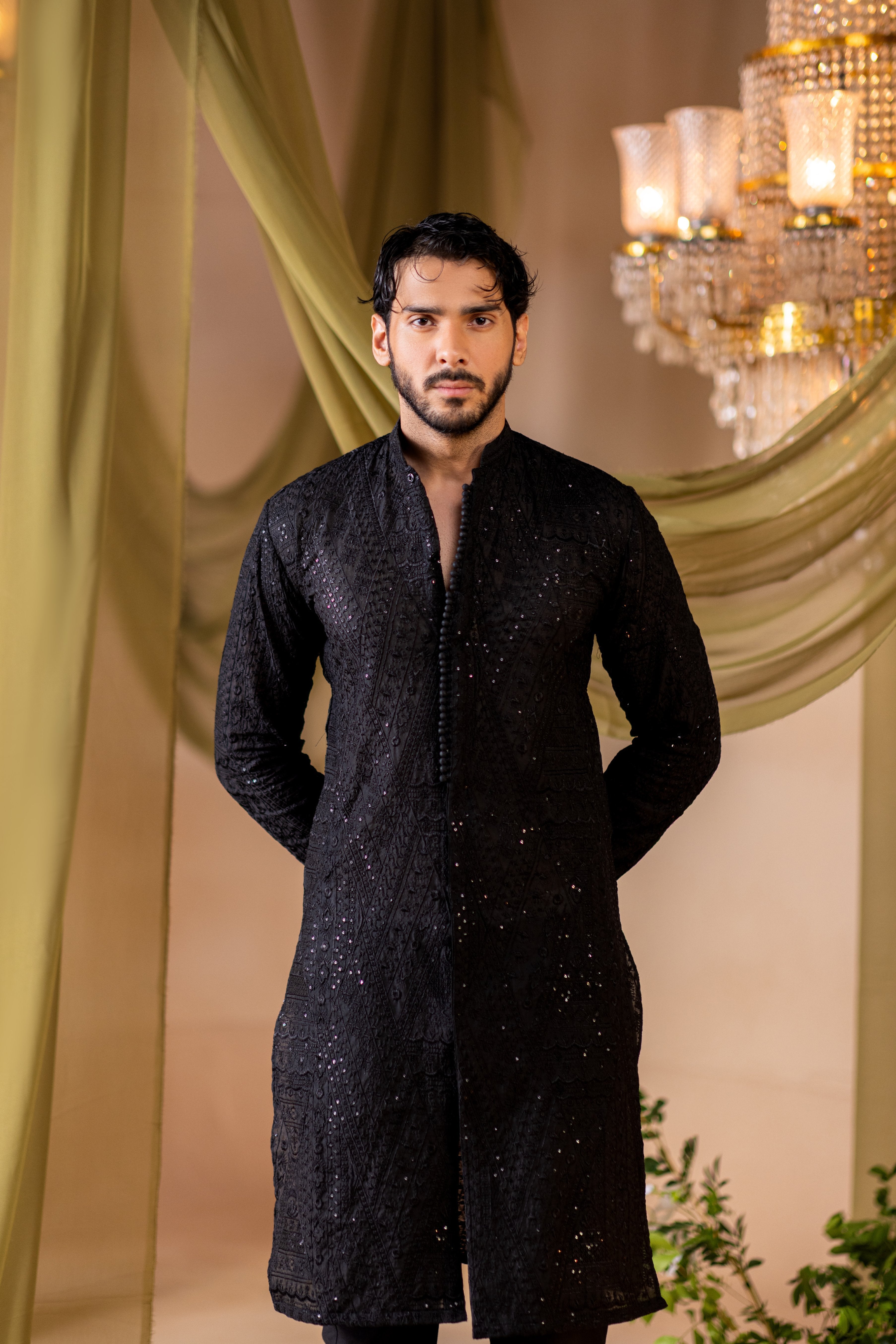 Wali Front Open Kurta