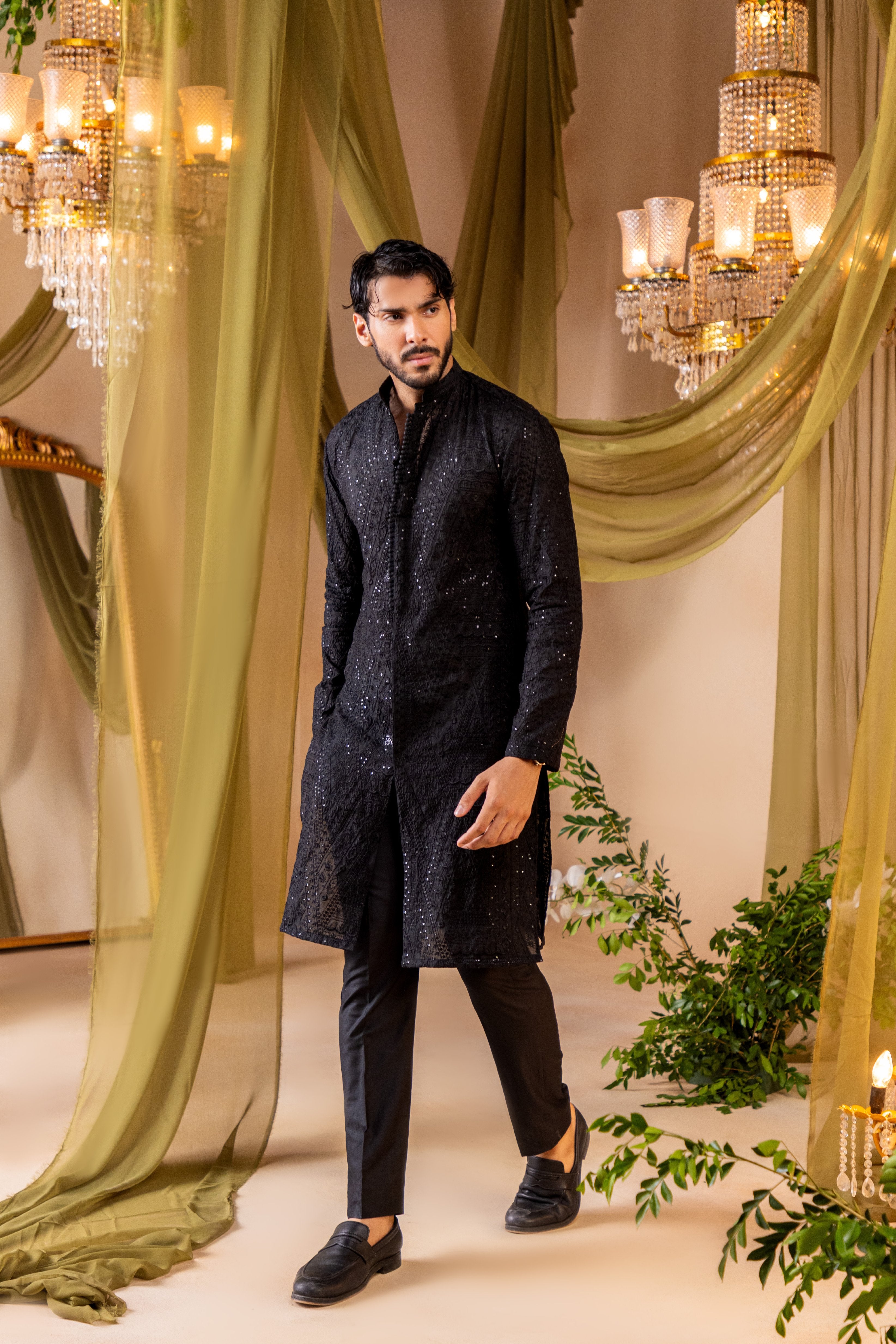 Wali Front Open Kurta