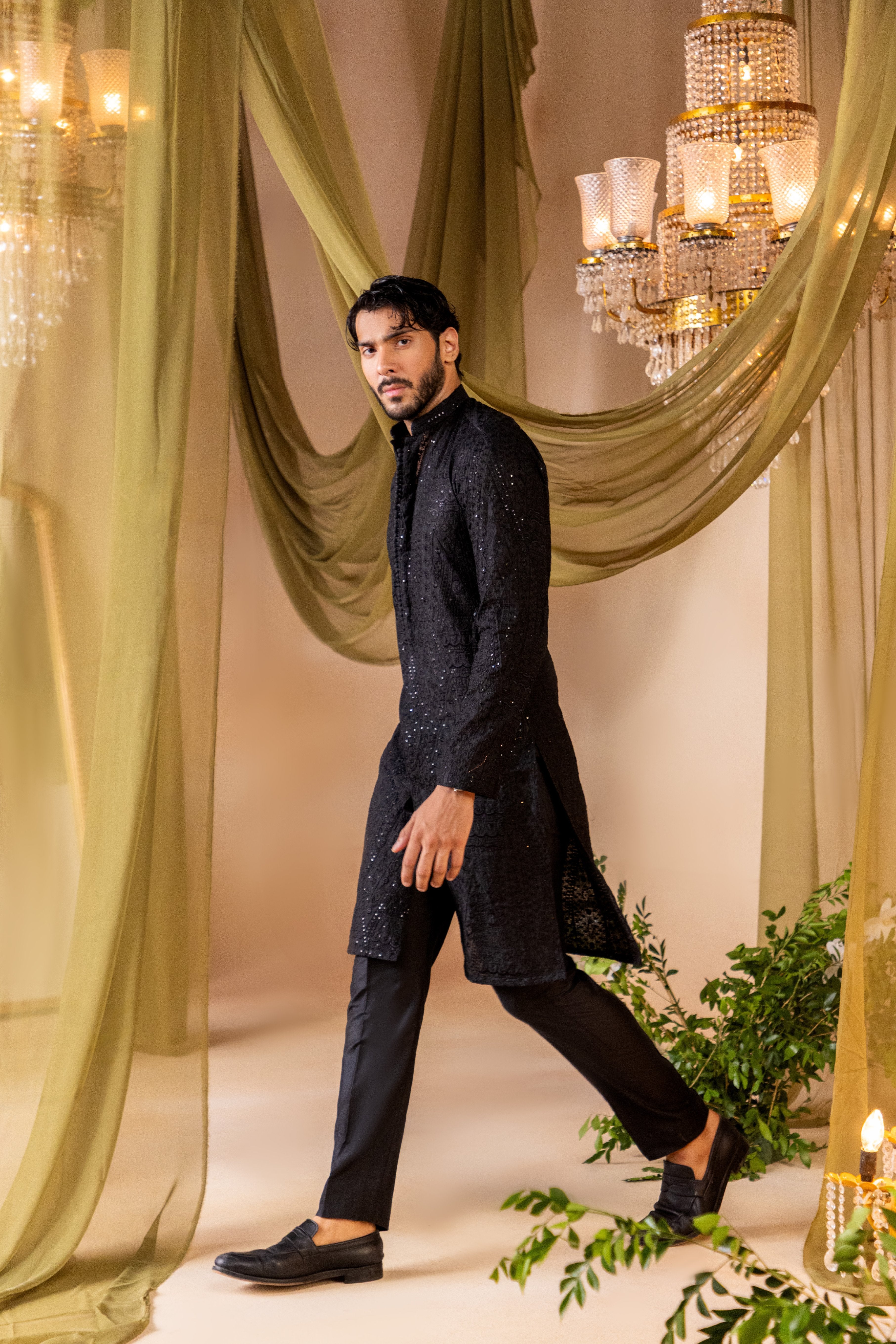 Wali Front Open Kurta